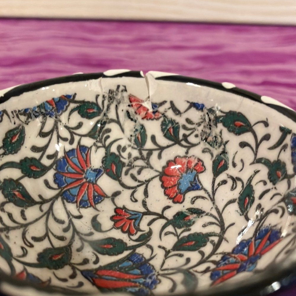 Floral Ceramic Bowl